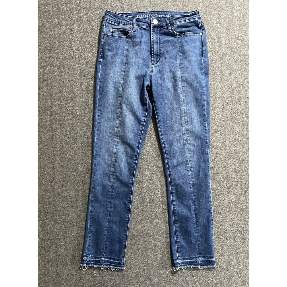 Articles of Society Jeans Womens Skinny Medium Wash Mid Rise Blue Denim Size 28